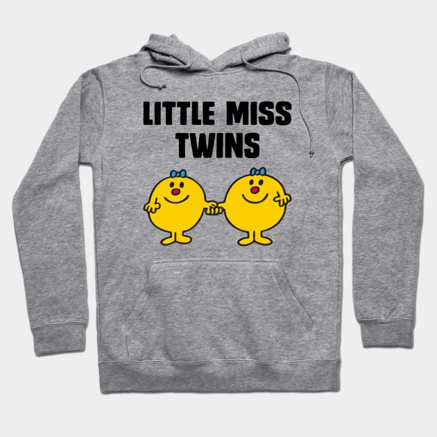 LITTLE MISS TWINS Hoodie by reedae